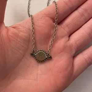 James Avery “H Memoir Necklace”.